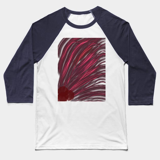 Magnifide feather Baseball T-Shirt by Prince